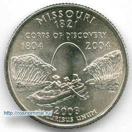 Миссури 25 центов 2003 США