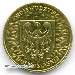 Нижнесилезское воеводство 2 злотых 2004 Польша