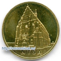 Ныса Польша 2 злотых 2006
