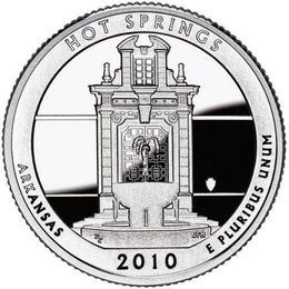 Парк Хот-Спрингс P 1 парк США 25 центов 2010