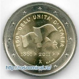 Рисорджименто Италия 2 евро 2011