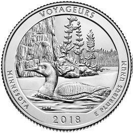 Вояджерc P 43 парк США 25 центов 2018
