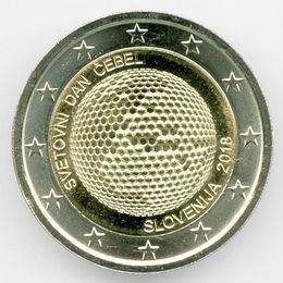 Всемирный день пчелы 2 евро 2018 Словения