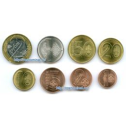 Монеты Белоруссии 2009 год 8 монет