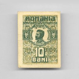 Банкнота 10 бани 1917 Румыния сост. Very Fine