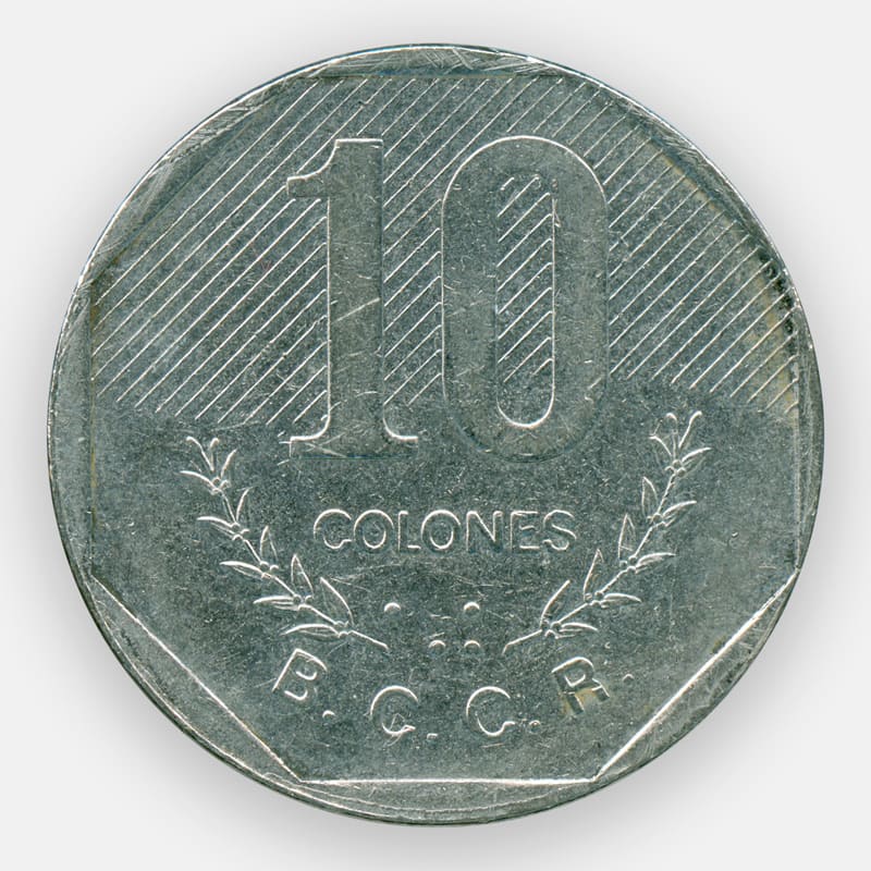 Gramm coin цена. Коста Рика 1905 10 колон. Монета центр. Коста-Рика 10 колон 1992 год. Монета 3 грамма.