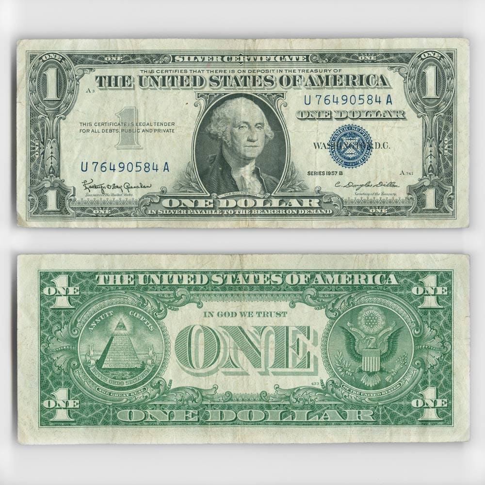 Картина "доллар". 2000 Долларов США. 1 400 долларов